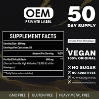 Résine de Shilajit OEM/ODM avec plus de 85 oligo-éléments et acide fulvique pour la concentration, Shilajit pur de l'Himalaya