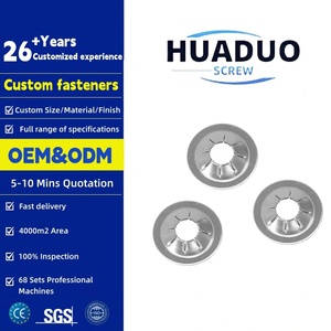 Fourniture directe usine de <span class=keywords><strong>clips</strong></span> de fixation multi-spécifications M3.8 en acier au manganèse, rondelles étoiles, attaches rapides à enfiler, personnalisables - Product Image 1