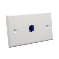 Câble réseau blindé Cat6 Cat7 de style américain, prise informatique 120/118, câble de données USB standard américain, panneau fibre optique