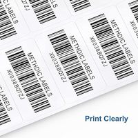 Étiquette postale pour imprimante laser/jet d'encre, blanc mat, imprimable, étanche, vidange, blanc pur, étiquette nominative, bricolage