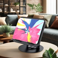Support ABS multifonctionnel portable Hauteur flexible et réglable pour support d'ordinateur portable avec support de téléphone