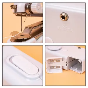 Máquina de Coser Portátil Mini, Máquina de Coser de Mano con Bobina para Trabajos de Aguja, Manualidades, Hogar, Viajes, Accesorios de Costura - Product Image 4