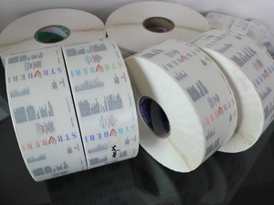 สติกเกอร์ตั๋วเข้าชมงานแบบโฮโลแกรมปั๊มร้อนเพื่อความปลอดภัย - Product Image 1