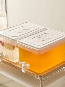 Distributeur d'eau glacée bouilloire froide avec robinet, bouteille de citron, bouilloire à fruits, théière de fruits fraîche, boîte de réfrigérateur, bouteille de citron, 1.2 l - Product Image 5