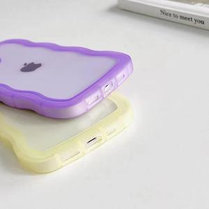 เคสโทรศัพท์สำหรับ iPhone 16 Pro 15 14 13พร้อมลายคลื่นสำหรับ iphones <span class=keywords><strong>11</strong></span>เคสโทรศัพท์ผู้หญิงแบบหยักด้านน่ารักสำหรับ iPhone 16 17 - Product Image 6