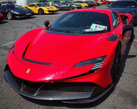 Body Kit Gaya OEM untuk Ferrari SF90 Serat Karbon Kering, Lip Depan, Diffuser Belakang, Side Skirt, Spoiler Belakang, Dekorasi Bodi, Body Kit