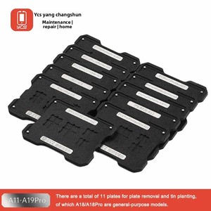 Kit de pochoirs de rebillage YCS A11-A19 Pro pour carte mère et CPU d'<span class=keywords><strong>iPhone</strong></span> 8-17 Pro Max – Outils manuels de réparation MY-R24 - Product Image 5