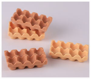 ของขวัญสำหรับเด็กของขวัญน่ารักแบบทำมือถาดเก็บ3D ขนาดเล็กถาดไก่ทำจากเรซิ่นของตกแต่งห้องครัวของเล่นสำหรับเด็กเล่นอาหาร - Product Image 4