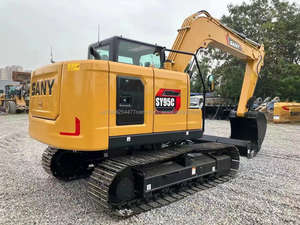 Mini-excavatrice Sany SY95C d'occasion, 99% neuve, marque chinoise, 9,5 tonnes, modèle 2021, super performances, moteur japonais d'origine, construction robuste - Product Image 3