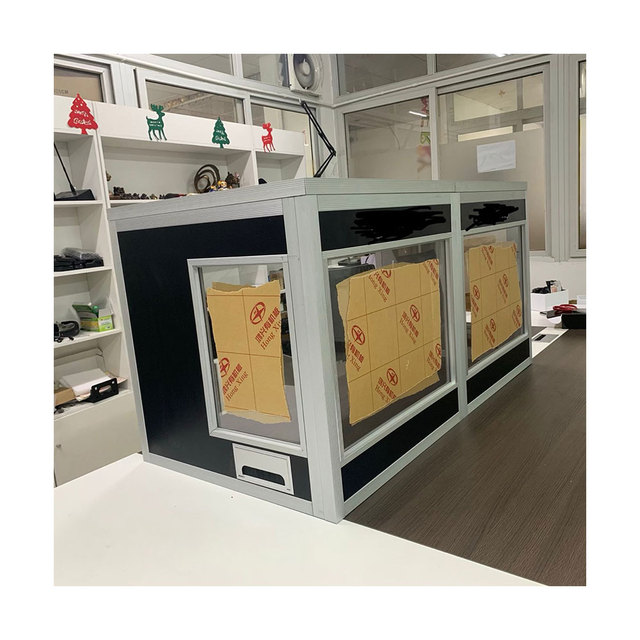 YARMEE Portable Table Top Interpreter Booth/ Translation Booth for 2 Person