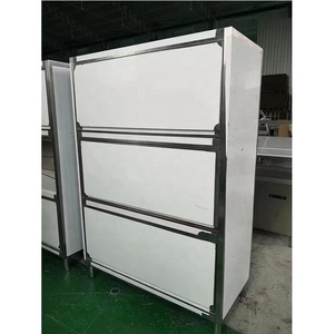 易于清洁的比萨餐厅餐桌屠夫块顶级商用厨房304不锈钢工作台 - Product Image 2