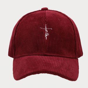Fashion <b>Small</b> Letter Embroidery Corduroy Baseball Hat Dad Cap Women Simple Fashion Duck Tongue Visor Korean Cap for Men - Product Image 5