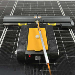Robot nettoyeur photovoltaïque entièrement automatique pour panneaux solaires, machine double usage humide et sec, efficacité climatique froide - Product Image 6