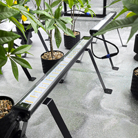 Barres lumineuses LED de culture sous-canopée 100W, éclairage de bord pour plantes d'intérieur, spectre complet, rouge profond, lampe de supplément pour plantes sous canopée