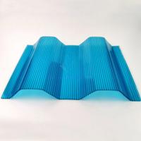Feuille de polycarbonate ondulée résistante aux UV Starshine, feuilles de toiture ondulées en polycarbonate et feuille de polycarbonate ondulée pour Israël