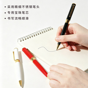 Metal Ballpoint <b>Pen</b> Stainless Steel Tip Bullet Shape Office Gift <b>Pen</b> Business Promotion Use - Product Image 1