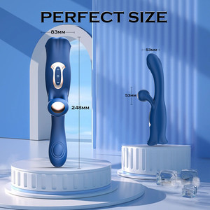 Kadınlar için vibratör 2 in 1 sting sting yumurta vibratörler meme Clit stimülasyon ağız vibratörler kadının seks oyuncakları masaj - Product Image 6