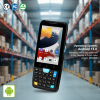 Terminal POS Móvil JR 957 en Stock con Sistema Android 13.0, Escáner de Código de Barras Inalámbrico, PDA Industrial Resistente