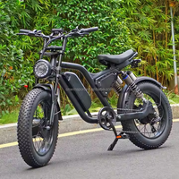 Bicicleta Eléctrica de Montaña para Adultos con Marco de Aluminio, 48V 15Ah 750W 1500W, Neumáticos Anchos
