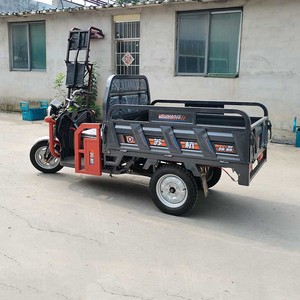 Triciclo Eléctrico Motocicleta de Tres Ruedas para Adultos 1000 W Vehículo de Transporte de Carga Eléctrico Triciclos de 1000W con Cama Volquete - Product Image 4