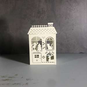 เชิงเทียนโลหะสำหรับตกแต่งบ้านอุปกรณ์ตกแต่งบรรยากาศเชิงเทียนที่วางเทียนคริสต์มาส - Product Image 5