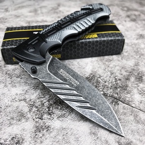 Couteau pliant de poche d'extérieur en alliage d'aluminium de haute qualité, avec poignée à motif OEM, pour la vente en gros, avec boîte colorée - Product Image 2