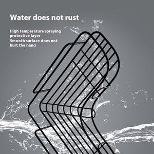 Mạnh mẽ dính kim loại góc lưu trữ giá đấm miễn phí nhà vệ sinh tam giác sắt phòng tắm kệ - Product Image 3