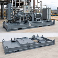 Ensemble de plaque de base de compresseur OEM personnalisé |   Fabrication en acier soudé robuste pour système de compression d'air