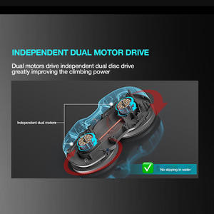 Nouveau <span class=keywords><strong>Robot</strong></span> Lave-<span class=keywords><strong>Vitre</strong></span> HUTT Original avec Forte Aspiration de 5500 Pa et Pulvérisation d'Eau, pour Hôtels, Maisons et Voitures - Product Image 3