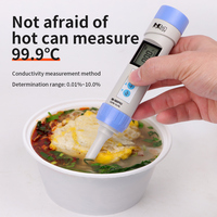 Salinomètre numérique HM testeur de salinité jauge de sel avec cuillère pour saumure SB-1500PRO alimentaire de cuisine électronique