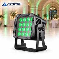 Lampu LED Par Bertenaga Baterai IP65 16x18W RGBWA UV 6in1 Wireless DMX Wash Uplight untuk Sewa Acara Pernikahan