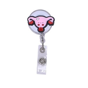 Porte-badge rétractable personnalisé en PVC et caoutchouc avec clip ceinture pour stéthoscope, <span class=keywords><strong>ECG</strong></span>, pilules, brosse à dents, etc. - Product Image 6