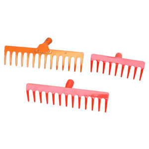 Râteau en acier multifonctionnel Taisyfo YH-17 à 14 dents de 9 cm pour l'entretien du jardin/du terrier, manche en bois antidérapant, durable et facile à utiliser - Product Image 5