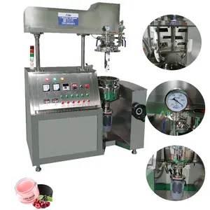 Fabrik preis Vakuum Homogen isator Emulgator Lift Typ Kosmetische Salbe Mischt opf Labor Vakuum Gel Lotion Mixer Maschine