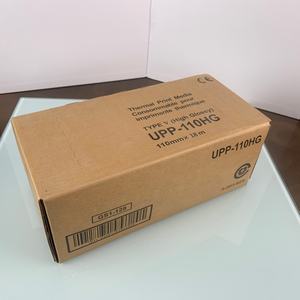 Rouleau de papier thermique médical Unifon UPP-110HG 110x18mm 100% pâte de bois blanc pur pour imprimantes de caisse enregistreuse - Product Image 2