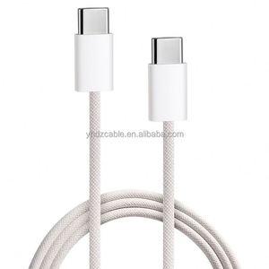 Type-C to Type-C 60W Braided Data <b>Cable</b> with 2USB Compatible with iPhone15ProMax USB Charging <b>Cable</b> for Cell Phones - Product Image 5