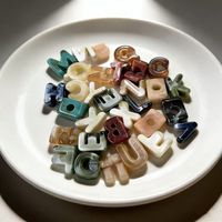 Perles Chunky Faites à la Main en Marbre Turquoise Elera à Grand Trou, Personnalisables (OEM), pour DIY, Pendentifs de Sac, Porte-clés, Chaînes de Téléphone