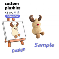 Peluche Mouton Crème Kawaii, Décoration Florale, Poupée en Peluche Super Douce et Moelleuse, Compagnon Confortable, Cadeau pour Enfants