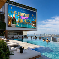 Écran LED IP66 étanche P6.67 HDR10 1080P 6000 Nits haute luminosité avec maintenance avant et arrière pour piscine et cinéma