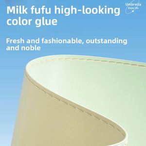 Small UV Protection Automatic Sunscreen Umbrella for Men Women 10-Bone Color <b>Glue</b> Classic Fresh Printed Logo Travel Friendly - Product Image 2