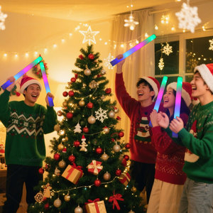 Tùy chỉnh <span class=keywords><strong>Led</strong></span> sticks100pcs 48cm 18 inch <span class=keywords><strong>LED</strong></span> <span class=keywords><strong>Foam</strong></span> Glow <span class=keywords><strong>Sticks</strong></span> Halloween Nguồn cung cấp bên tốt nghiệp ủng hộ số lượng lớn ánh sáng đồ chơi - Product Image 4
