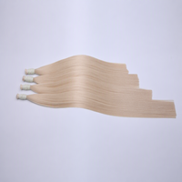 Lot de tissages capillaires en gros avec closure, faible MOQ, mélange de fibres 100% vierge Remy pour femmes