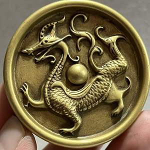 مجموعة ثقالات ورق برونزية على شكل أربعة حيوانات إلهية صينية، أدوات مكتبية تقليدية، ديكور فنغ شوي، هدية ثقافية - Product Image 6