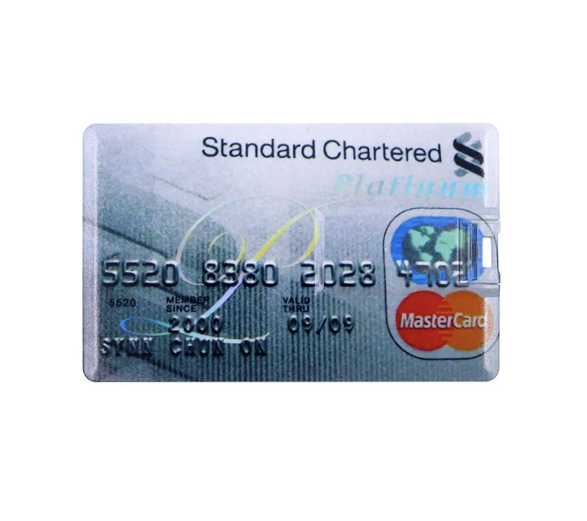 가장 저렴한 도매 마스터 비자 카드 HSBC 저렴한 익스프레스 개인화 된 암호화 카드 USB 플래시 드라이브 1gb 2gb 4gb 8gb 16gb 32gb