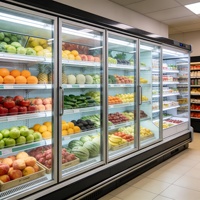 Stockage frigorifique industriel multi-unités à aménagement combiné, avec boîte de vitesses, isolation haute densité, économie d'énergie et adaptation flexible au site