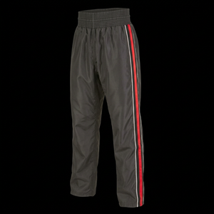 ZARSAH EXPORTS Men's Gray Elastic Waist Sweatpants Orange Side Stripe Casual Breathable Lightweight Autumn 100% Cotton - Product Image 1