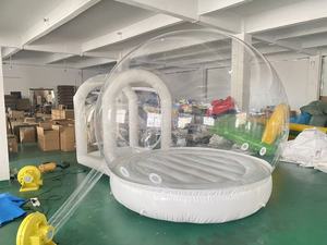 Maison à bulles gonflable et château à bulles personnalisés en usine avec lit de saut de 4 m - Product Image 3