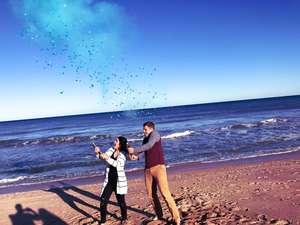 Olay parti malzemeleri tüm festivaller cinsiyet <span class=keywords><strong>Test</strong></span> erkek ya da kız el yazısı folyo - Product Image 6