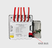Panneau d'interrupteurs de scène KNX/EIB (relais intégré) Système de maison intelligente Interrupteur intelligent