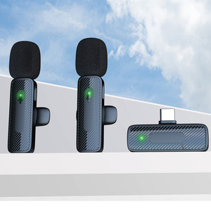 Microfono Lavalier <span class=keywords><strong>Wireless</strong></span> a riduzione del rumore intelligente One-To-due per Video in Studio Vlog in diretta per la vendita a caldo transfrontaliera - Product Image 2